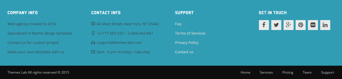 footer